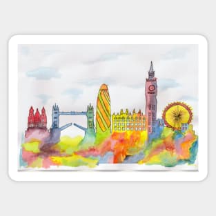 London Skyline Sticker